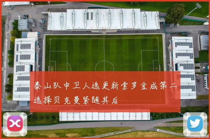 泰山队中卫人选更新索罗金成第二选择贝克曼紧随其后